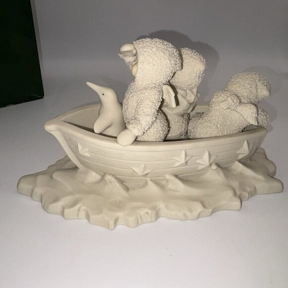 Department 56 Snowbabies Winken, Blinken & Nod #6814-4, Snow babies, Boat - Picture 4 of 10